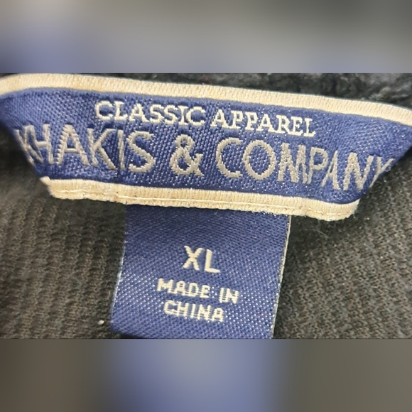 Khakis & Company  XL Stretch Pull On Corduroy Pants Wide Elastic Waist - Picture 3 of 6